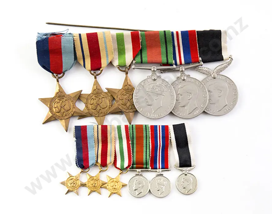 WWII Six Medal Group Image 1++