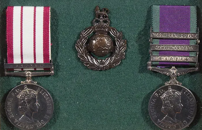 Post WWII Two Medals Image 1++