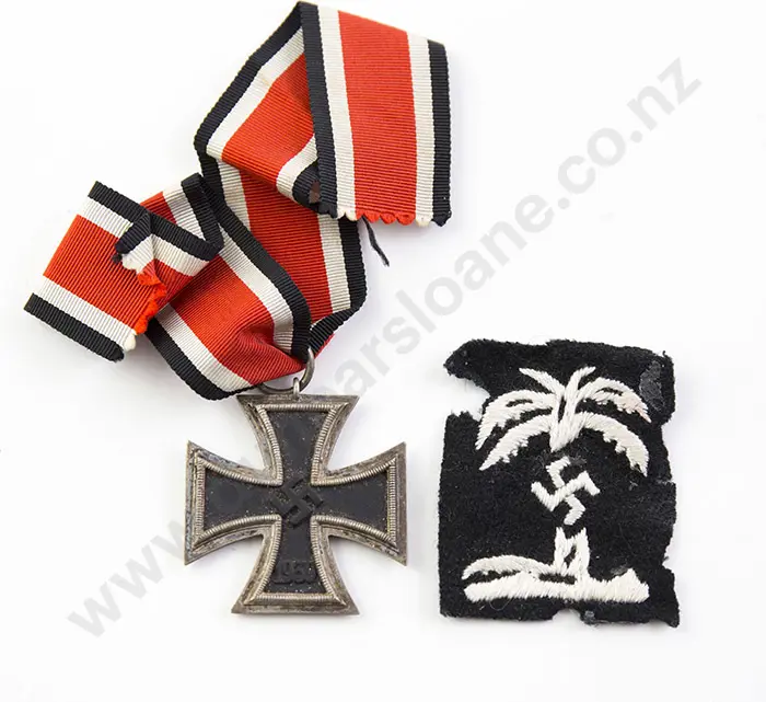 German Iron Cross and Cloth Badge Image 1++