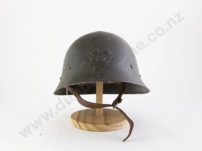 WWII Swedish M21-18 Helmet Image 1++
