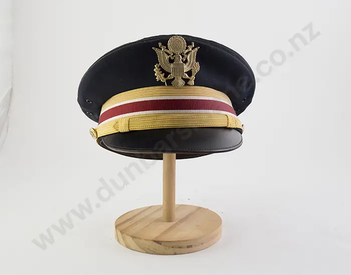USA Army Combat Engineer Officers Dress Visor Cap Image 1++