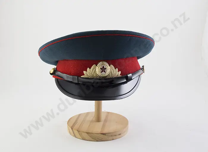 Russian Motor Rifles Officers Visor Cap & Shoulder Boards Image 1++