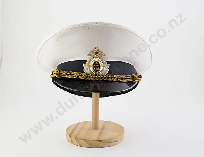Soviet Navy Captains Visor Cap & Shoulder Boards Image 1++