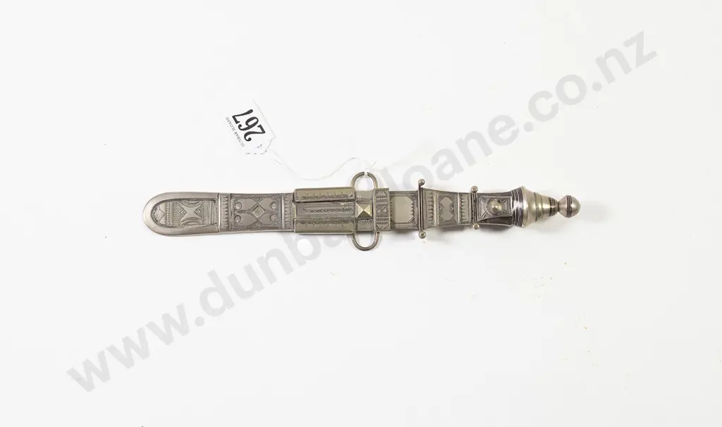 North African Silver Toureg Dagger Image 1++