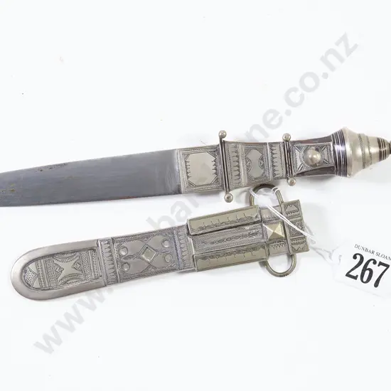 North African Silver Toureg Dagger
