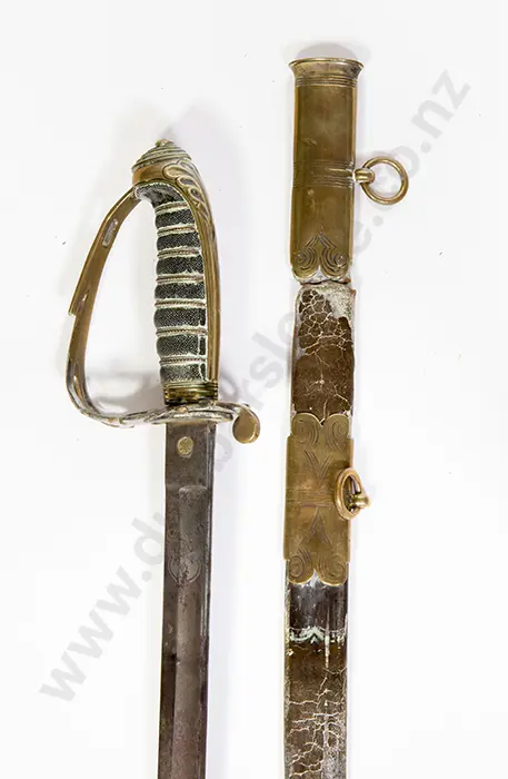 British 1845 Pattern Officers Sword Image 1++