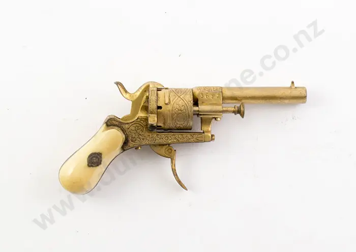 Antique Gilded Purse Pistol Image 1++