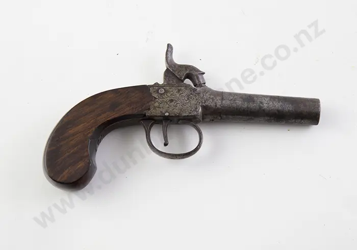 Mid C19th English Percussion Pistol Image 1++