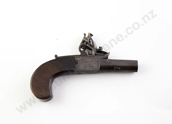 Geo III English Flintlock Pocket Pistol Image 1++