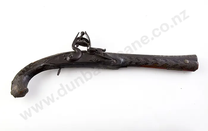 Late C18th Eastern European Flintlock Pistol Image 1++