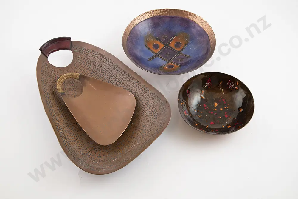 Collection NZ Made Enamel on Copper Ware Image 1++