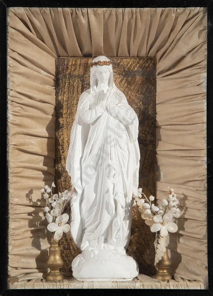 Late C19th Religious Shadow Box Image 1++