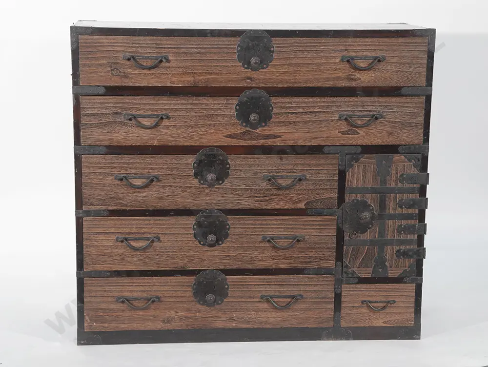 Antique Japanese Shansu Chest Image 1++
