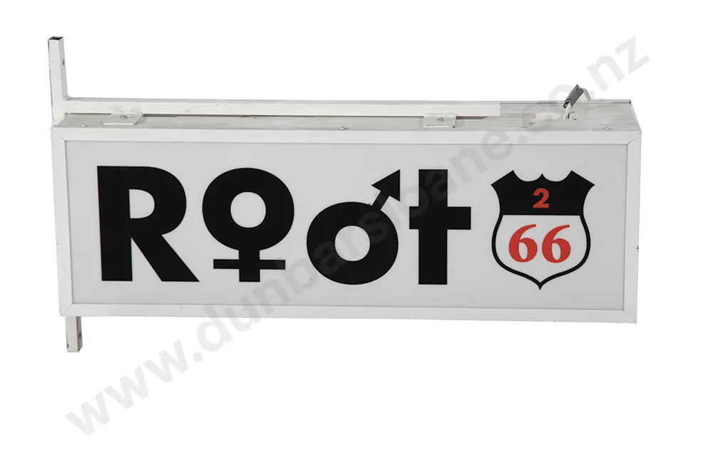Root 66 Outdoor Lit Sign Image 1++
