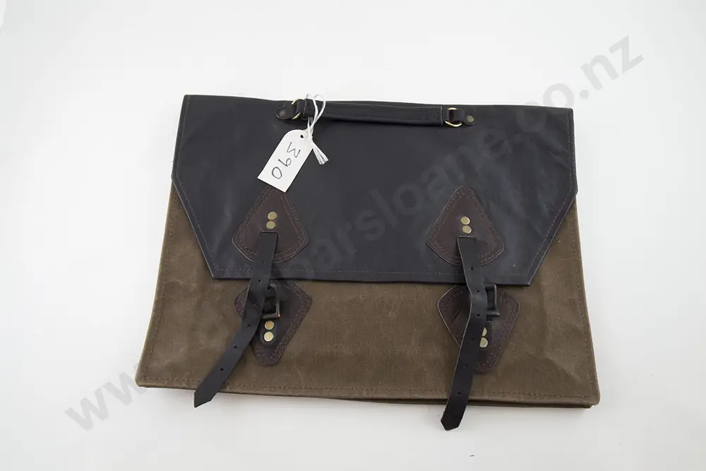 Canvas & Leather Satchel Image 1++