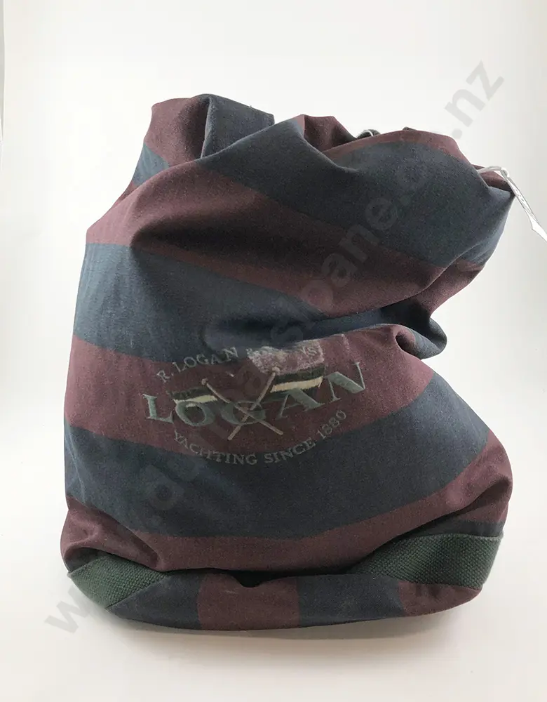 'R. Logan & Sons' Striped Canvas Duffel Bag and Carry All Image 1++