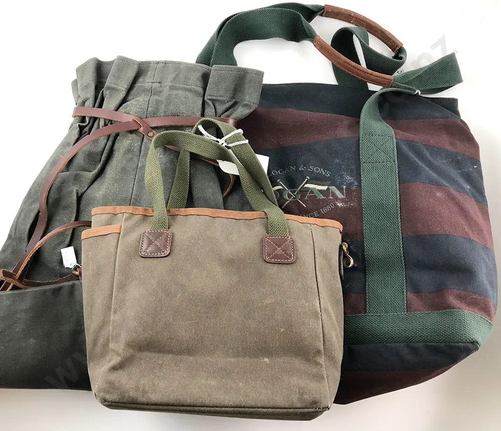 Canvas Duffel Bag and two others Image 1++