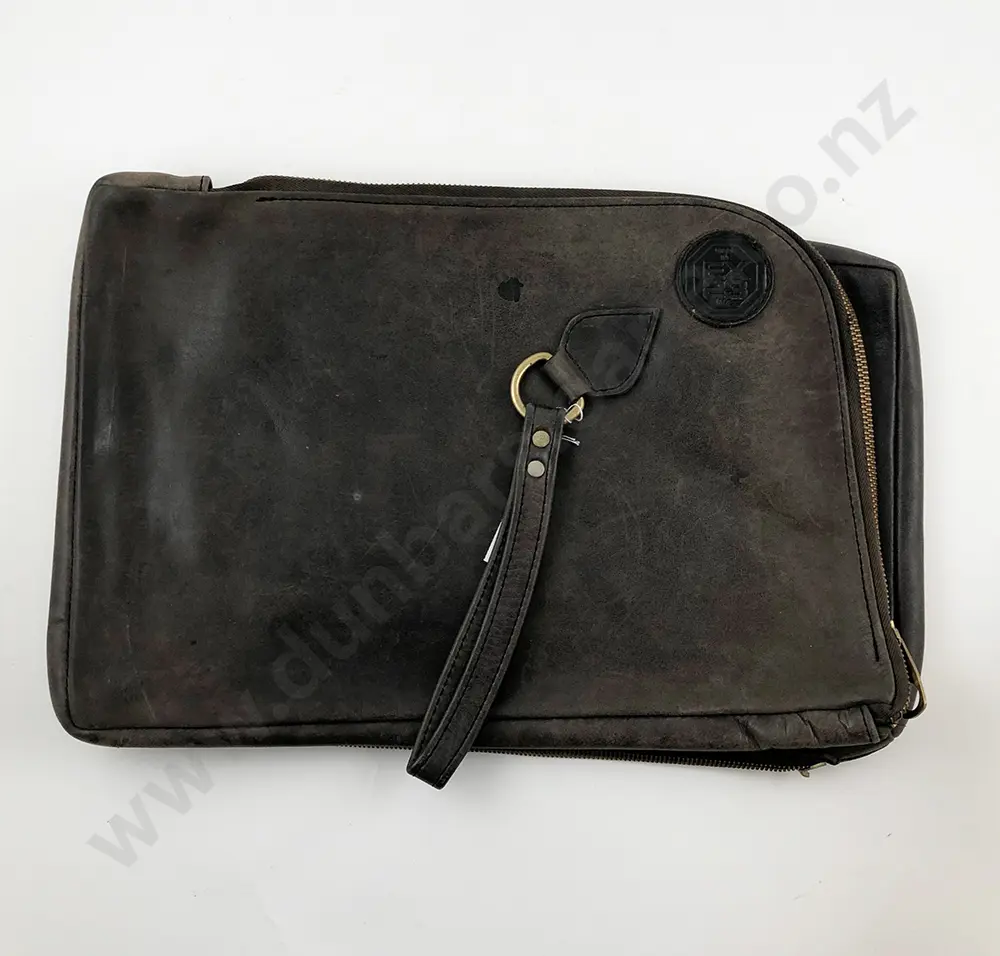 Two Brown Leather Laptop Cases Image 1++