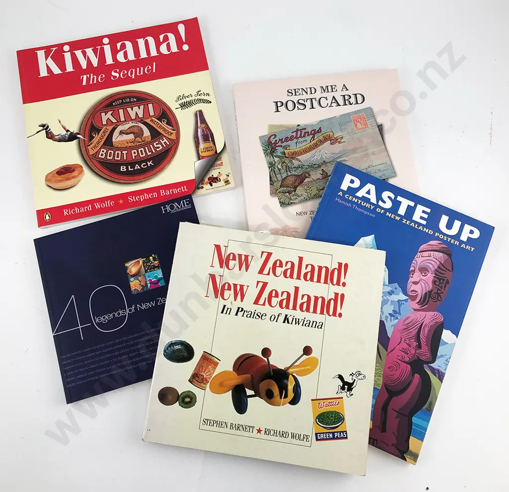 Five NZ Poster/Design Volumes Image 1++