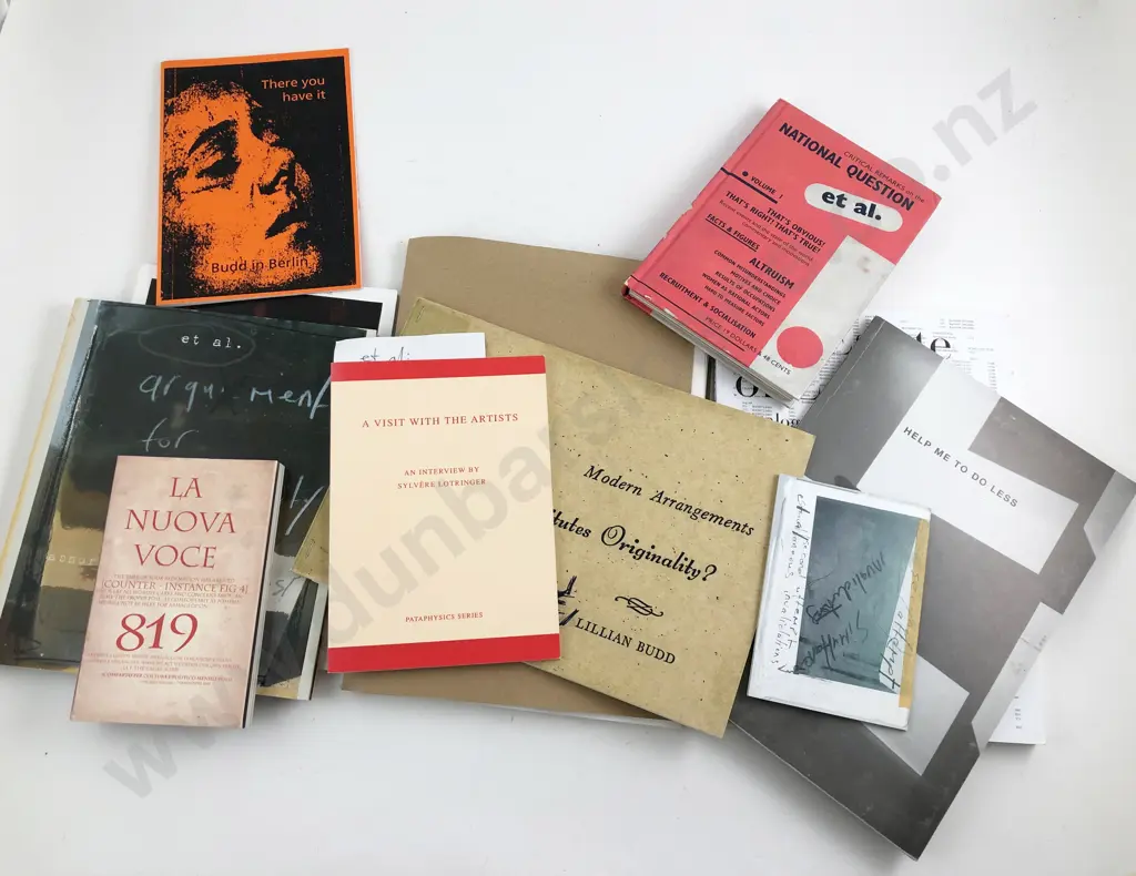 Ten Volumes Relating To Lillian Budd and et al Image 1++