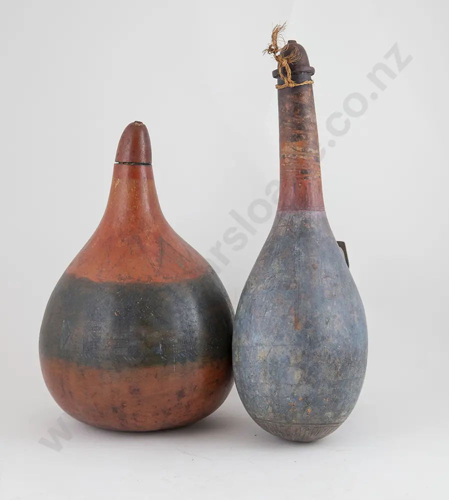Two Geoff Fairburn Gourds Image 1++