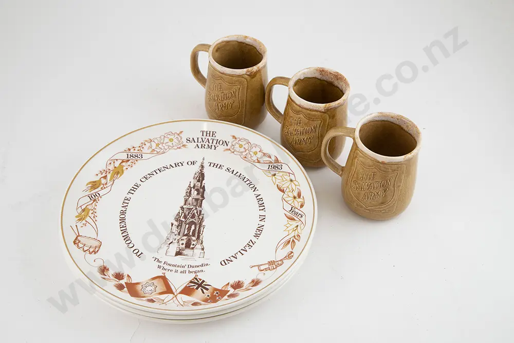 Crown Lynn Shaving Mug and others (4) Image 1++