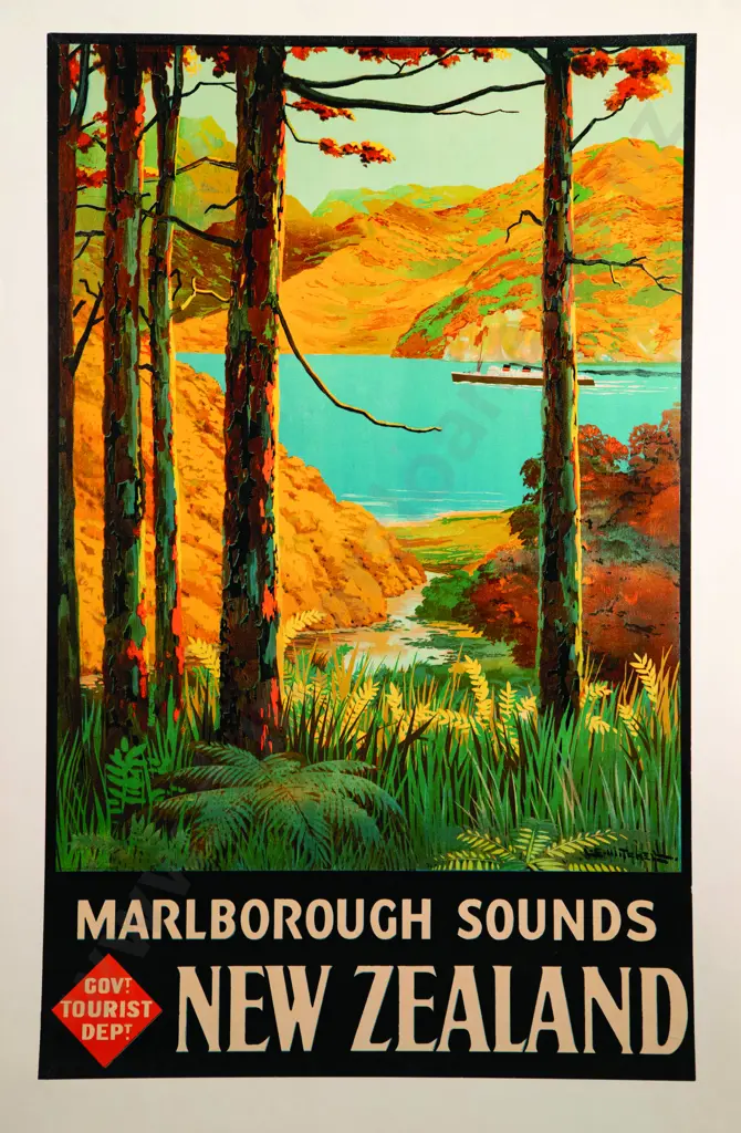 NZ Poster of Marlborough Sounds Image 1++