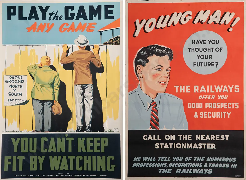 Two Vintage Railway Studio Posters Image 1++