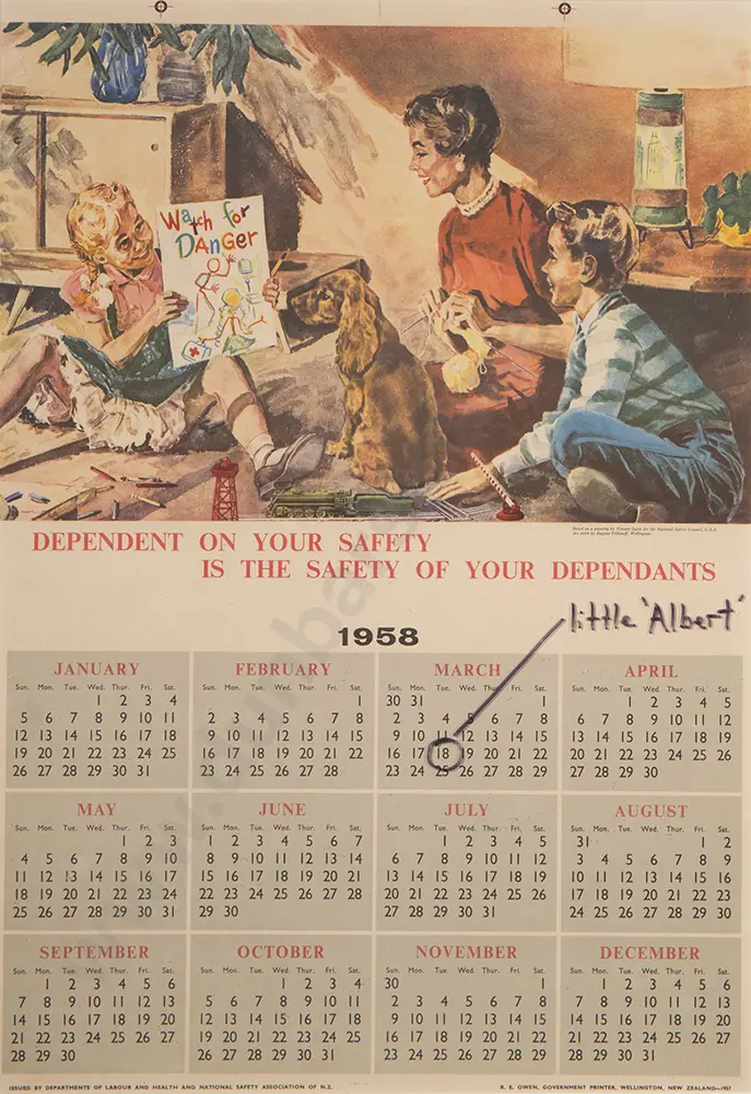Framed Government Printer Calendar Image 1++