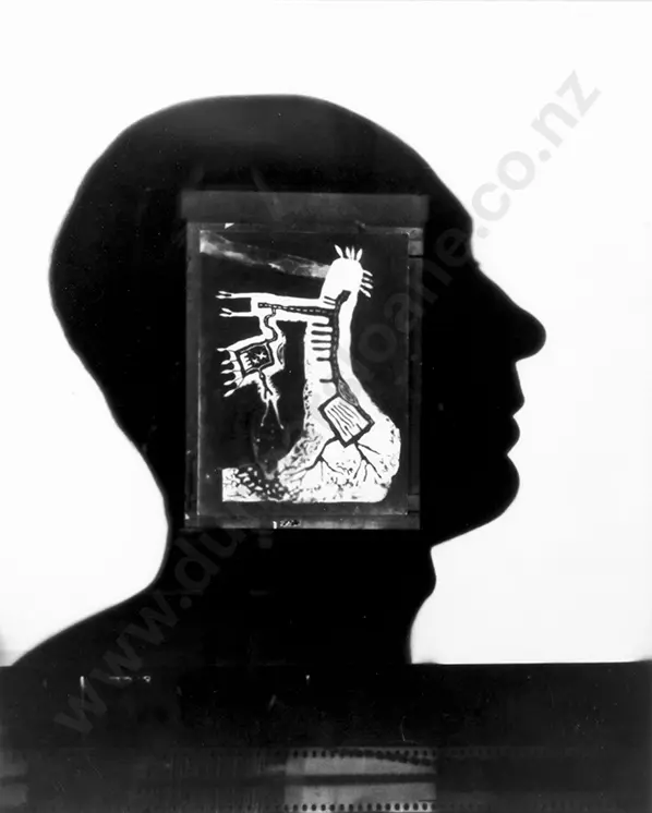 Len Lye - Self Portrait (with Night Tree) Image 1++