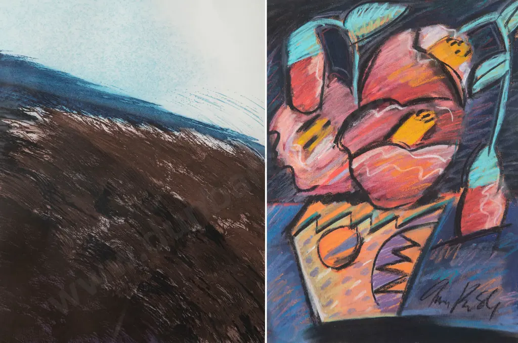 Anna Palmer pastel & Felicity West print (2) Image 1++