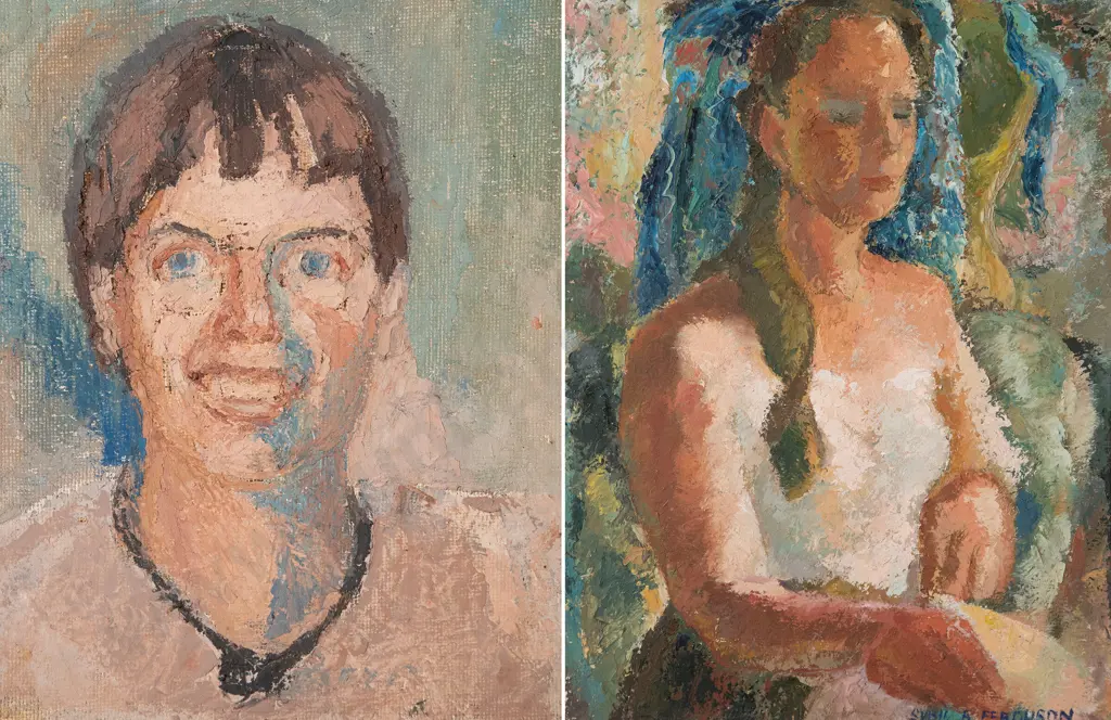 Sybil Ferguson &  Helen Crabb oils (2) Image 1++