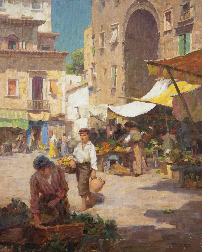 Robert Procter - Market Scene Image 1++