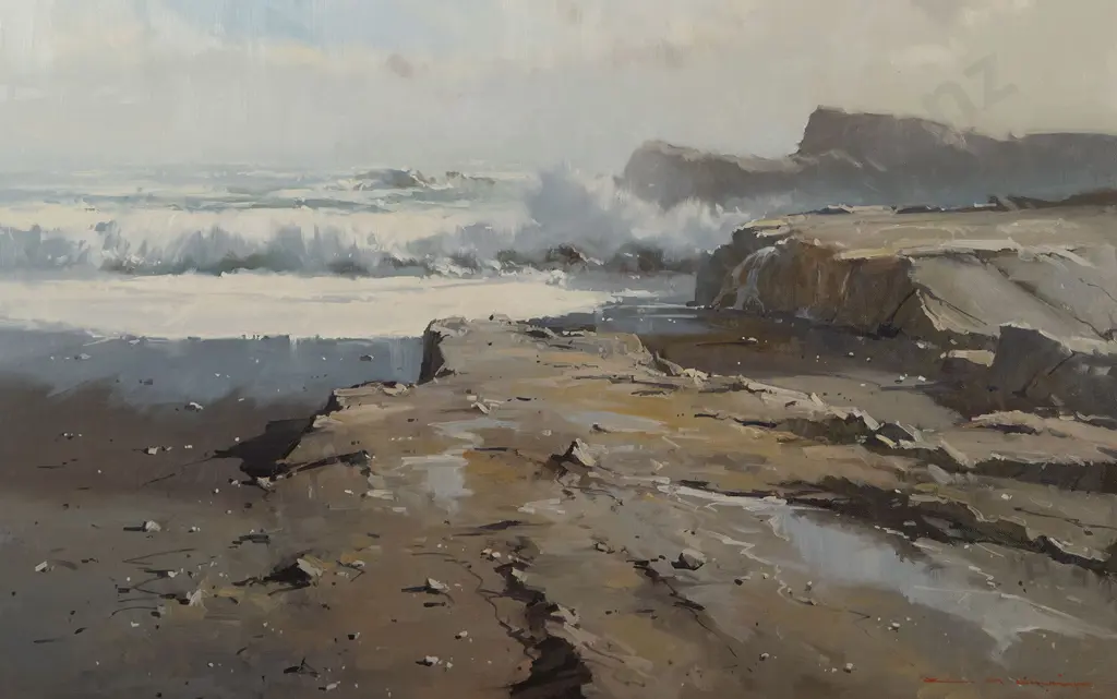 John M Crump - Surf Cove, Cape Palliser Image 1++