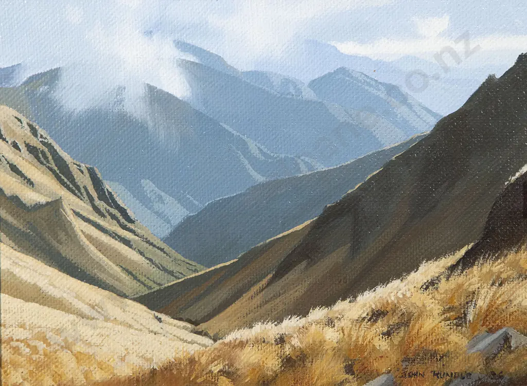 John Rundle - The Hector Valley, Tararua Range Image 1++