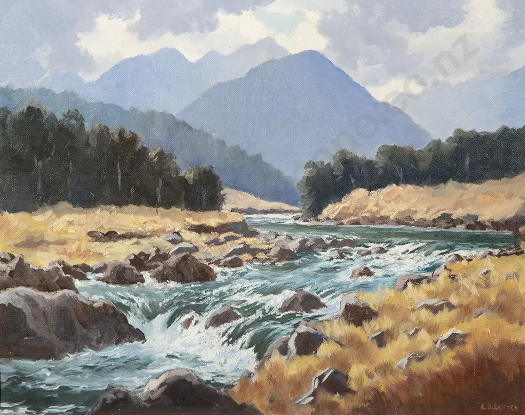 E B Lattey - Lewis River Image 1++