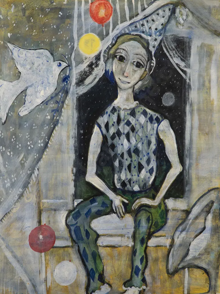 Ellinore Ginn - Clown and Dove Image 1++