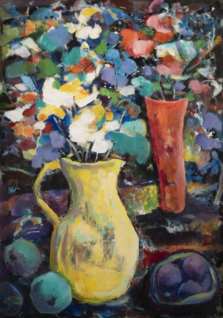 Elizabeth Kay - Bright Flowers and Pots Image 1++