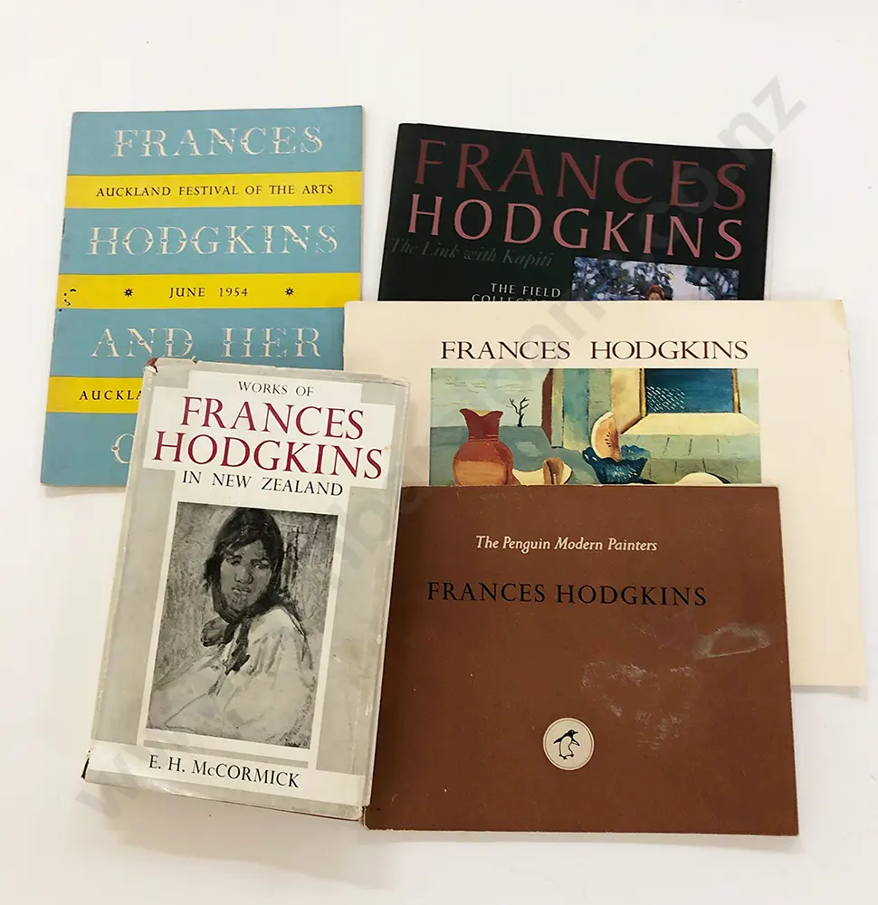 Five Frances Hodgkins Reference Volumes Image 1++