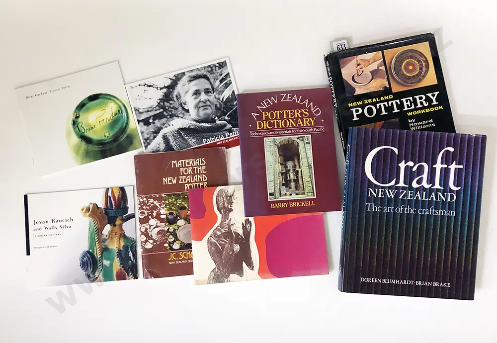 NZ Applied Art Reference Volumes (8) Image 1++