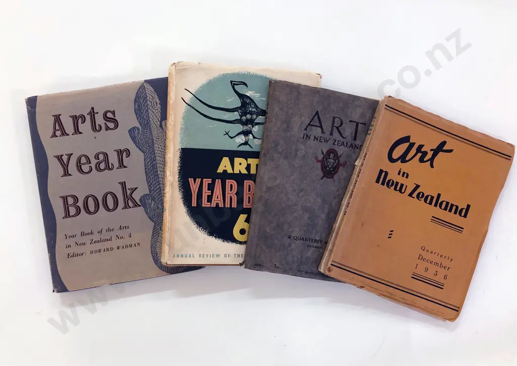 Five NZ Art Year Books Image 1++