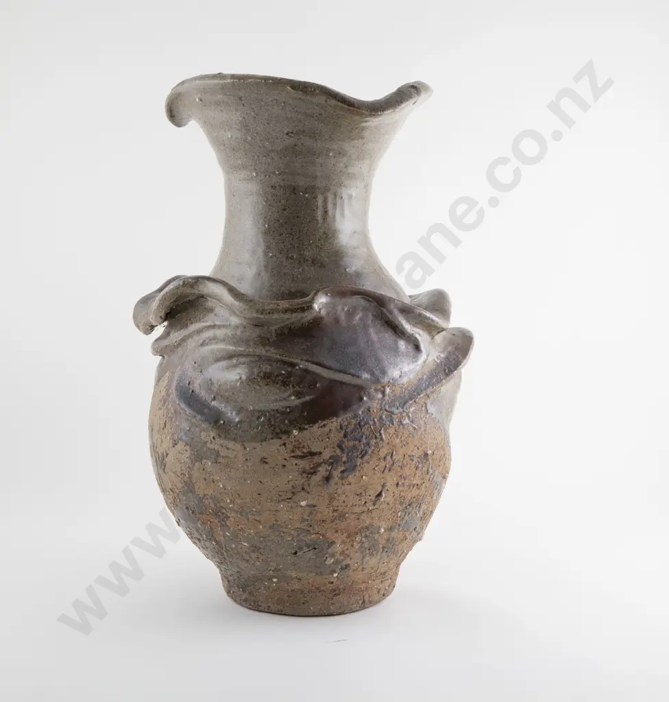 Yvonne Rust Sculptural Floor Vase Image 1++