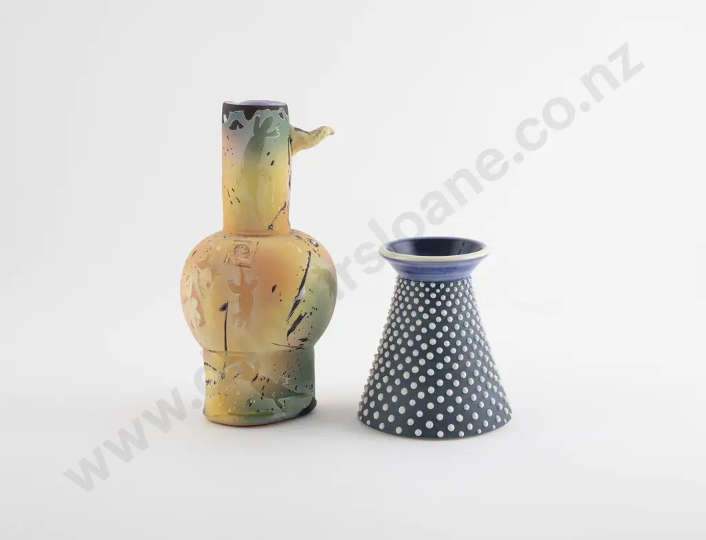 Darryl Robertson Lizard Rock Vase Image 1++