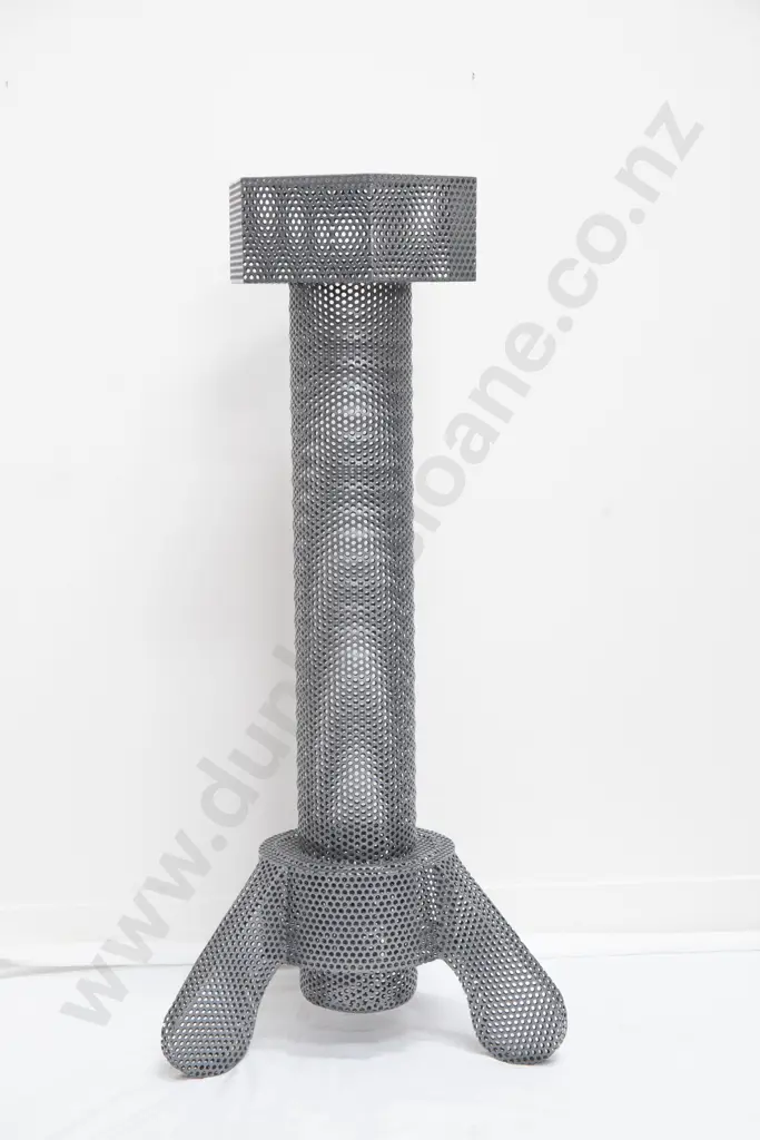 Colin Fordyce  powder coated, perforated steel wingnut sculpture Image 1++