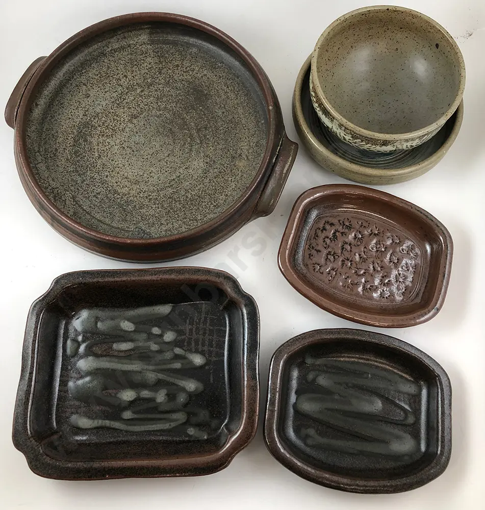Various NZ Pottery Dishes & Bowls (6) Image 1++