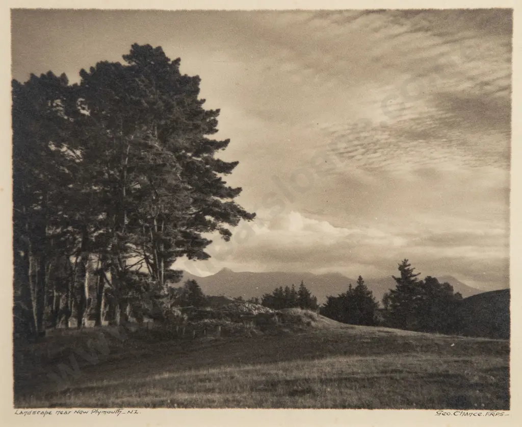 George Chance - Landscape near New Plymouth, NZ Image 1++