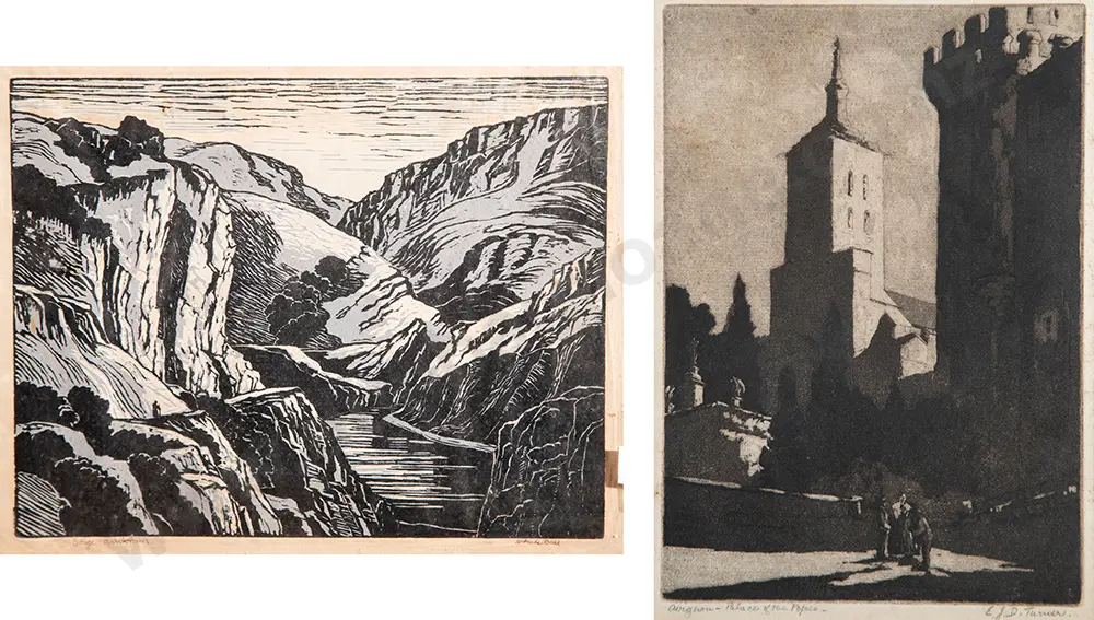 Gertrude Ball & E Turner prints (2) Image 1++