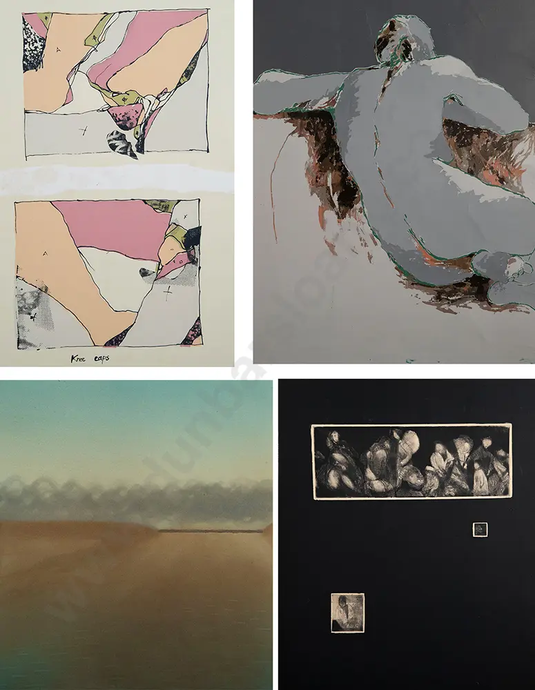 Rodney Fumpston, Penny Ormerod, J Weiss prints (4) Image 1++