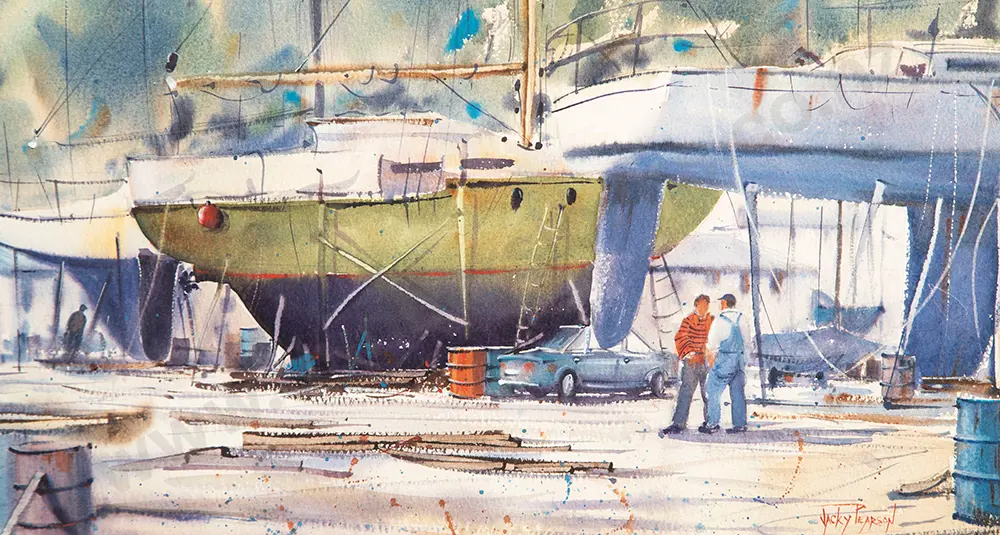Jacky Pearson - Smoko in Evans Bay Image 1++