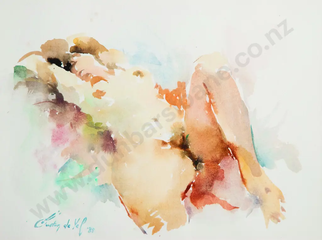 Gaston de Vel - Reclining Female Nude Image 1++